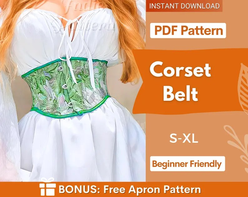 Underbust Corset Sewing Pattern PDF | Corset Belt Pattern | Corset Pat Sewing Universe Underbust Corset Sewing Pattern PDF | Corset Belt Pattern | Corset Pat Sewing Universe