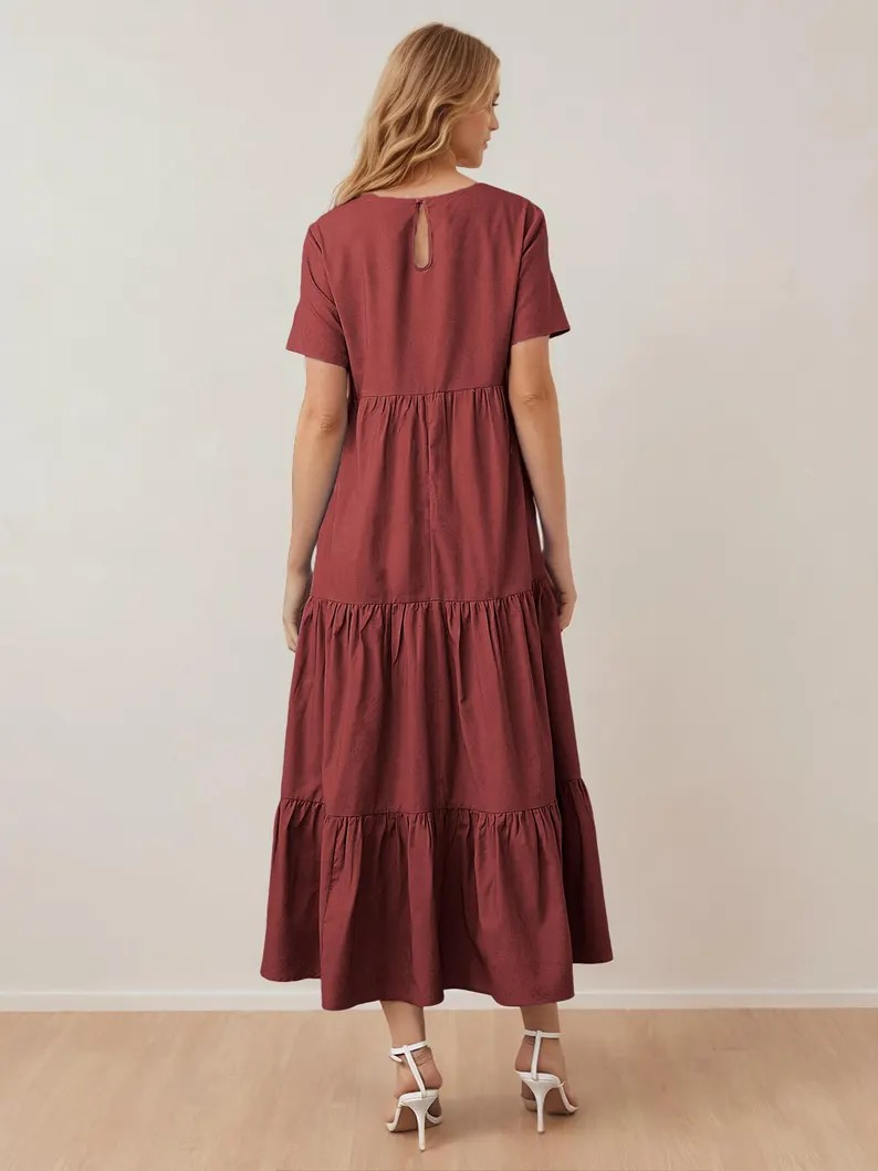 Tiered Dress Sewing Pattern | Dress Pattern | Sewing Patterns | Women Sewing Universe Tiered Dress Sewing Pattern | Dress Pattern | Sewing Patterns | Women Sewing Universe