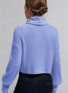 Turtleneck Sweater Sewing Pattern | Sweater Pattern | Womens Pattern | Sewing Patterns | Women Sweater | Mock Neck Top Pattern Women