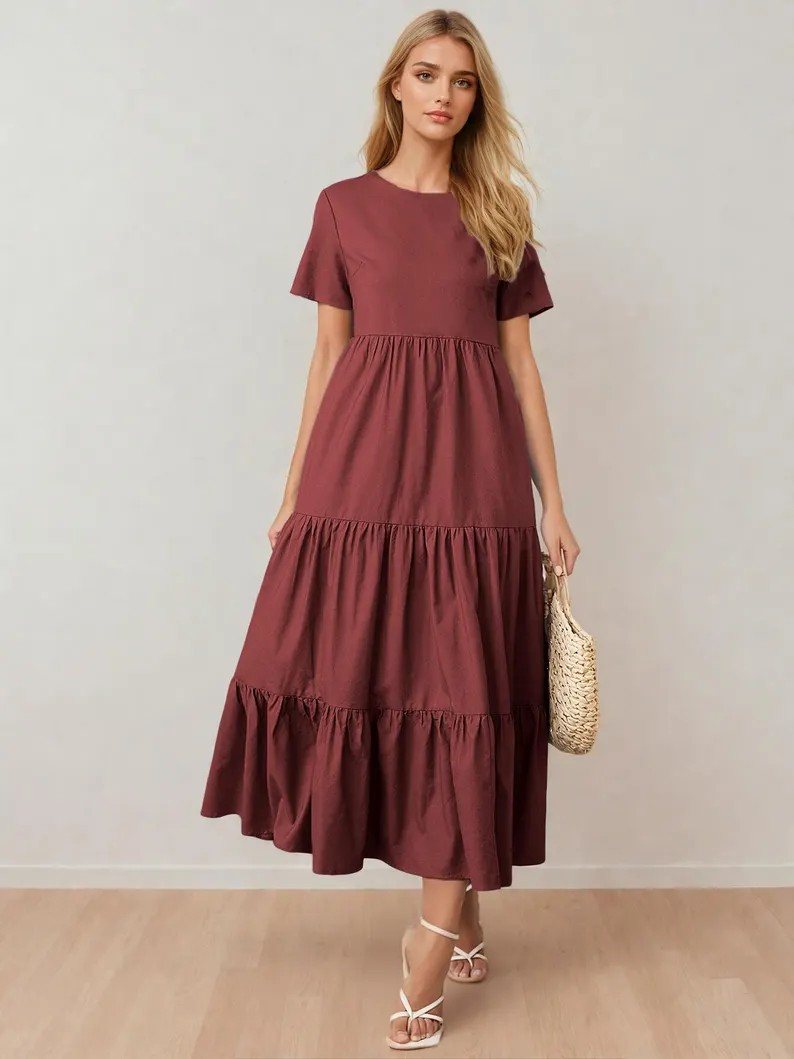 long casual dress patterns 21+ Free Maxi Dress Patterns And Gorgeous Long Dress Tutorials Hello Sewing